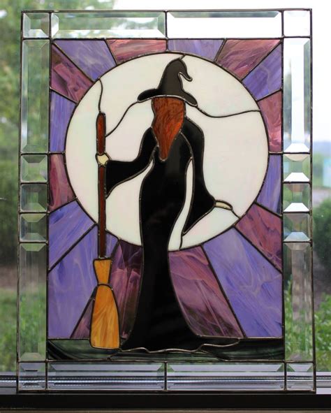 Witch window glass sticker